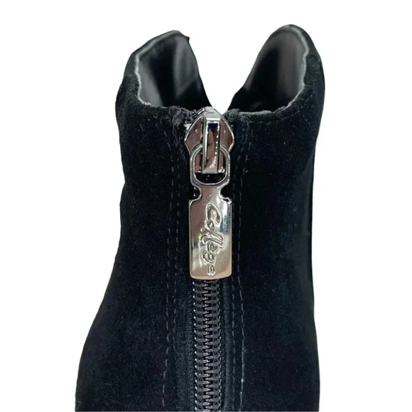 Aqua College Emily Black Suede Waterproof Womens Booties Left 8M Right 8.5M - Picture 7 of 13